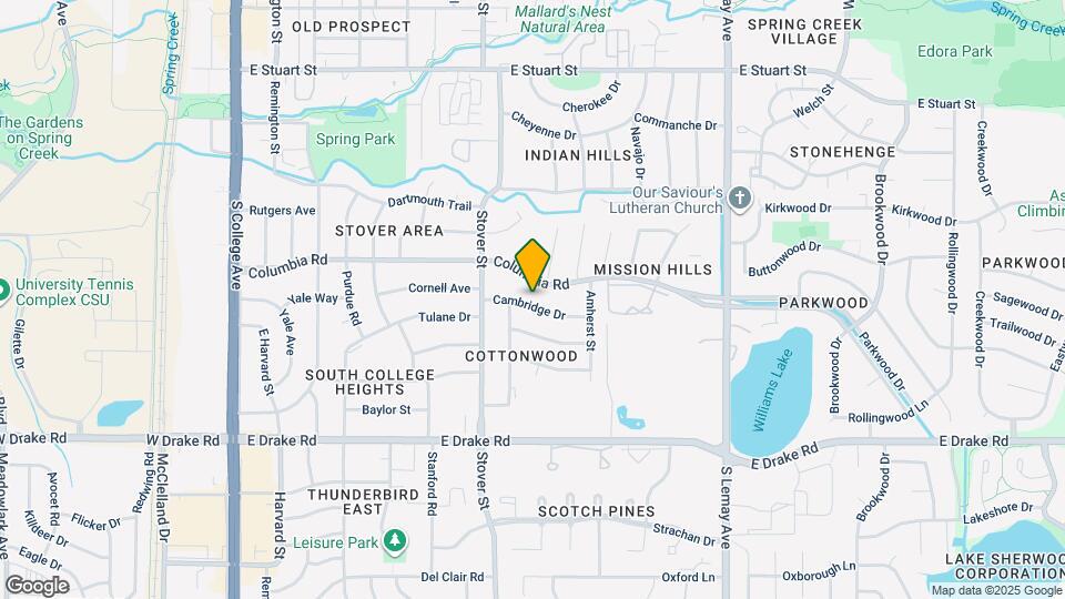 812 Cambridge Dr Map and Location Details