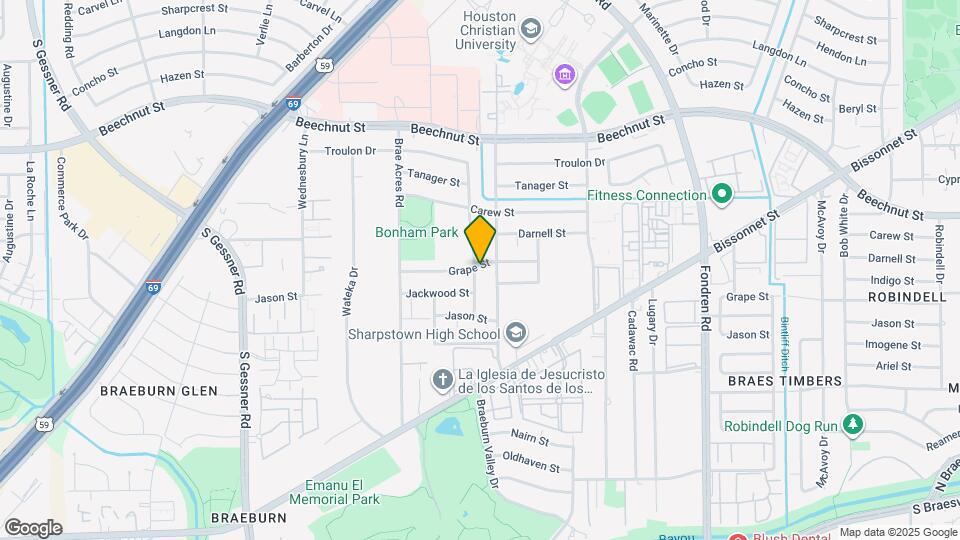 8503 Braes River Dr Map and Location Details