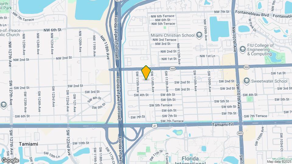 11441 SW 2nd St Map and Location Details