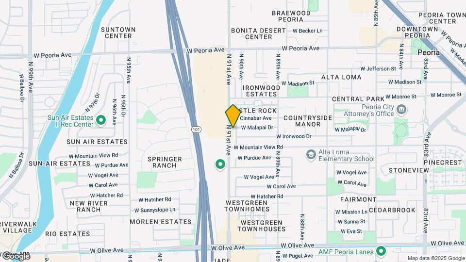 9920 N 90th Ln Map and Location Details