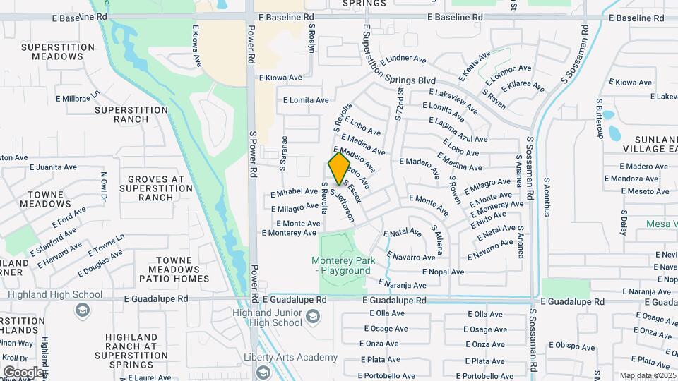 2523 S Jefferson Ave Mapa y Detalles de la Ubicación