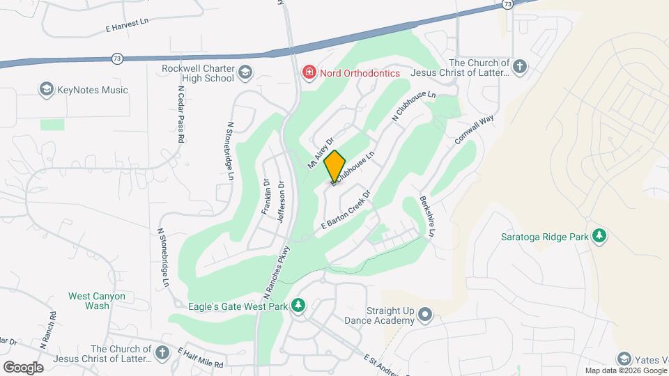 3758 E Clubhouse Ln Map and Location Details