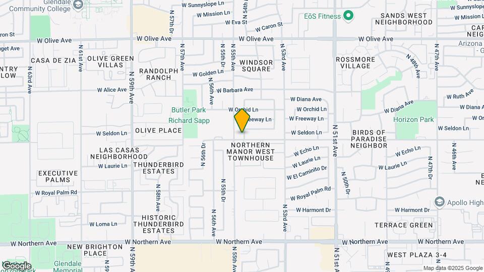 8502 N 54th Dr Mapa y Detalles de la Ubicación