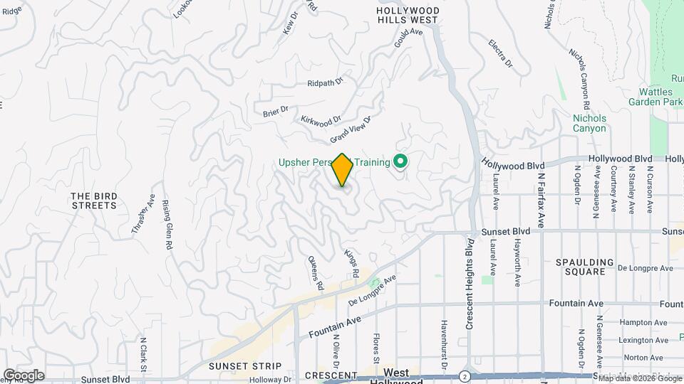 8580 Hillside Ave Map and Location Details