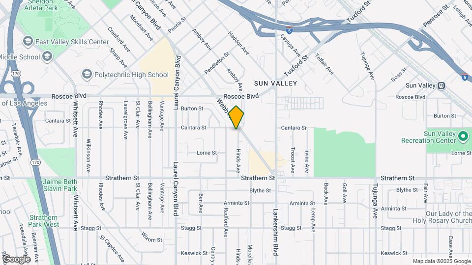 8143 Hinds Ave Mapa y Detalles de la Ubicación