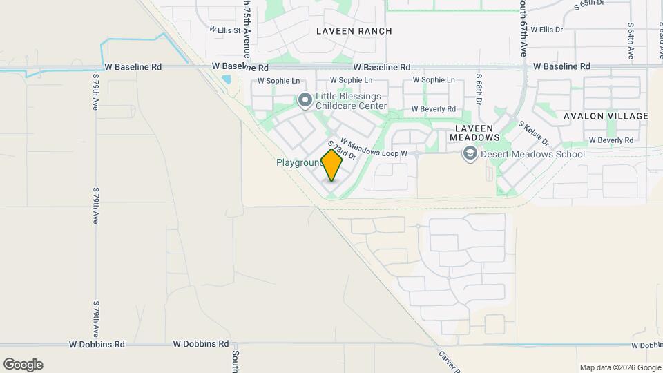 7374 W Magdalena Ln Map and Location Details