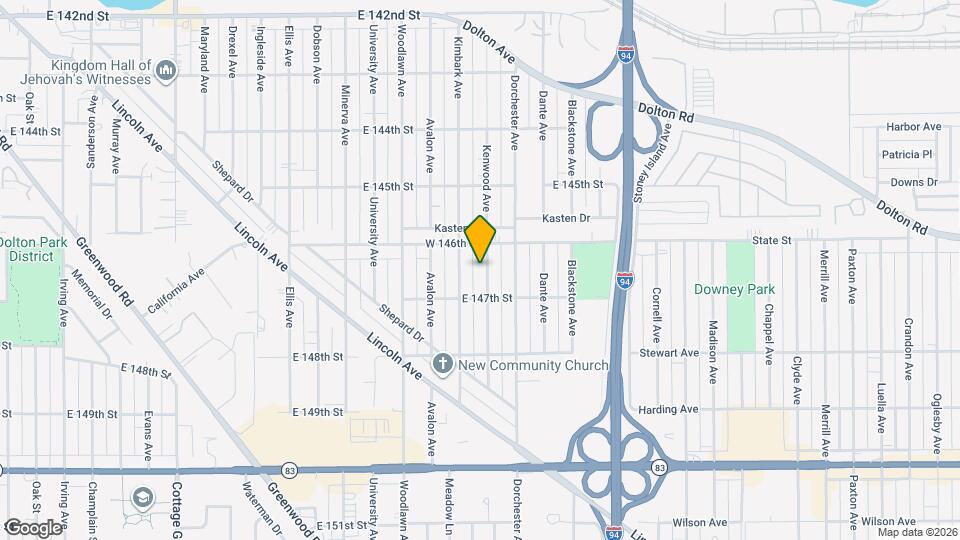 14622 Kenwood Ave Map and Location Details