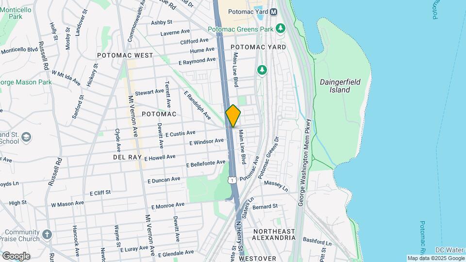 2117 Richmond Hwy Map and Location Details