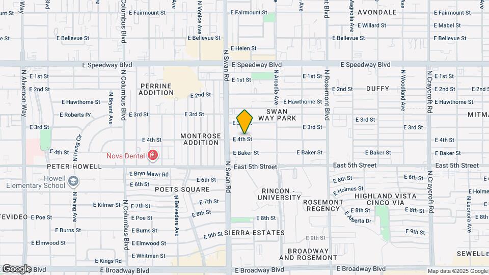 4757 E 4th St Map and Location Details