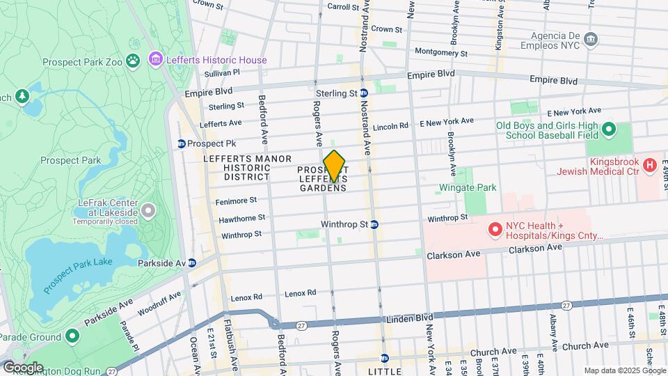 291 Fenimore St Map and Location Details