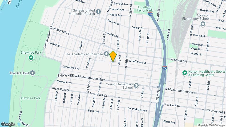 247 S 39th St Map and Location Details