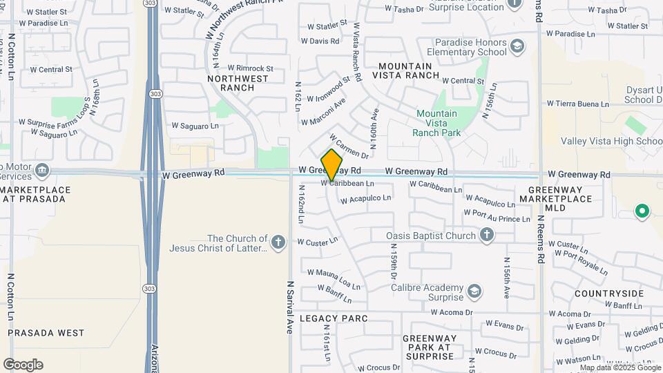 15338 N 161st Dr Map and Location Details