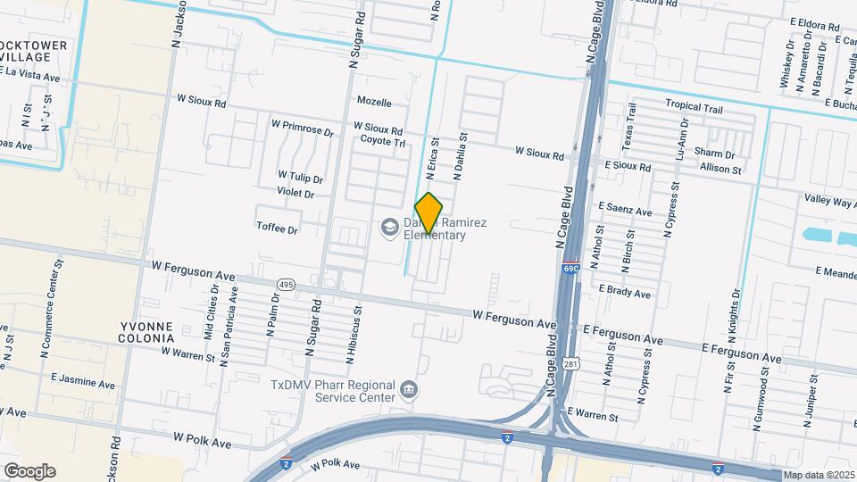 2300 N Erica St Map and Location Details