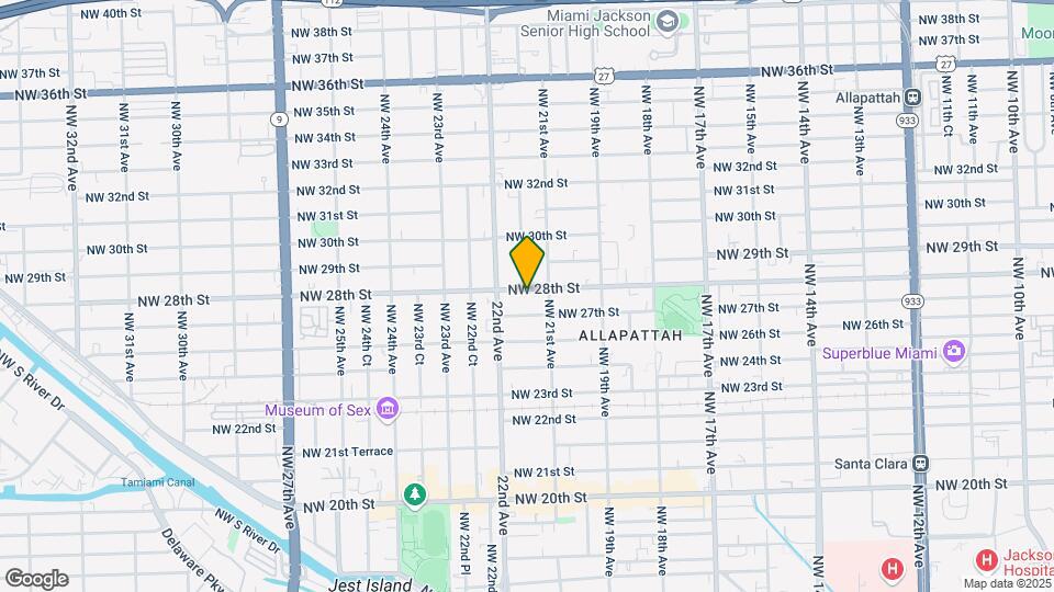 2146 NW 28th St Map and Location Details