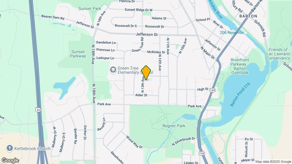 West Bend Terrace Apartments Map and Location Details