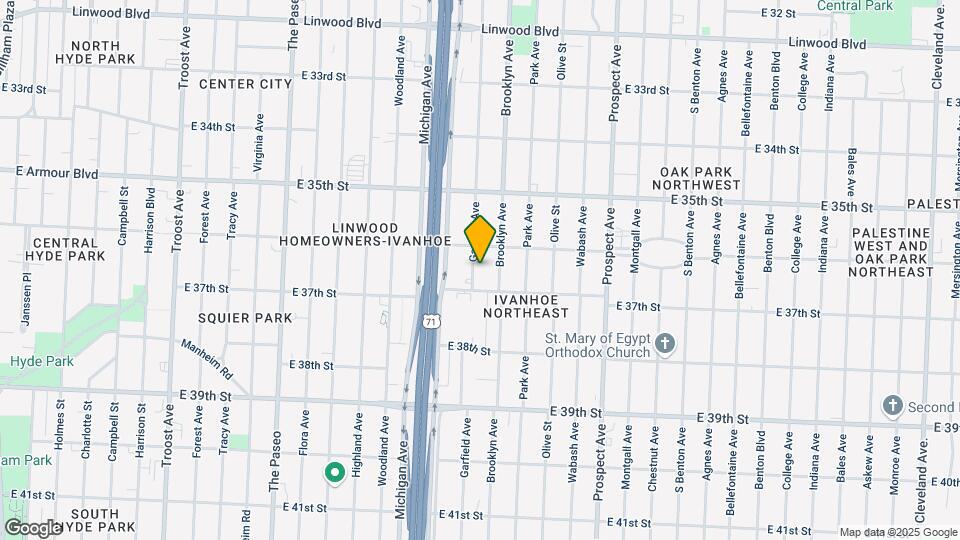 3623 Garfield Ave Map and Location Details
