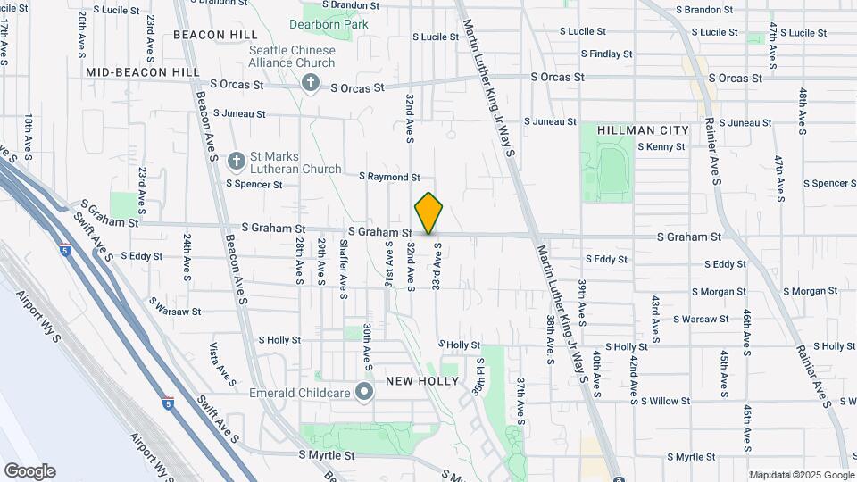 3219 S Graham St Map and Location Details
