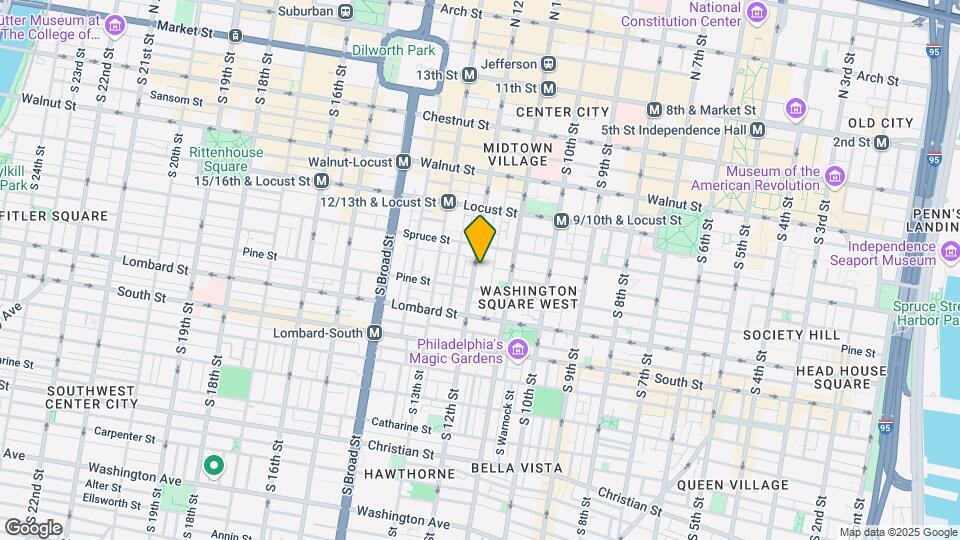 323 S 12th St Map and Location Details
