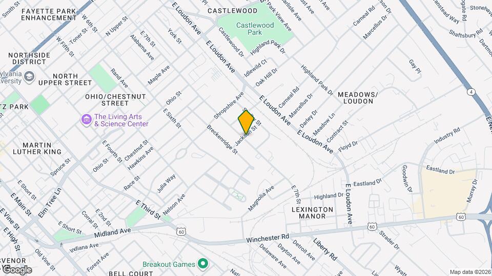 700 Jackson St Map and Location Details