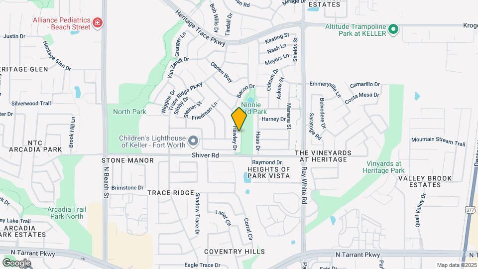 9008 Hawley Dr Map and Location Details