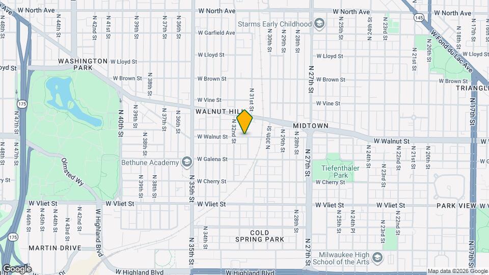 3111 W Walnut St Map and Location Details