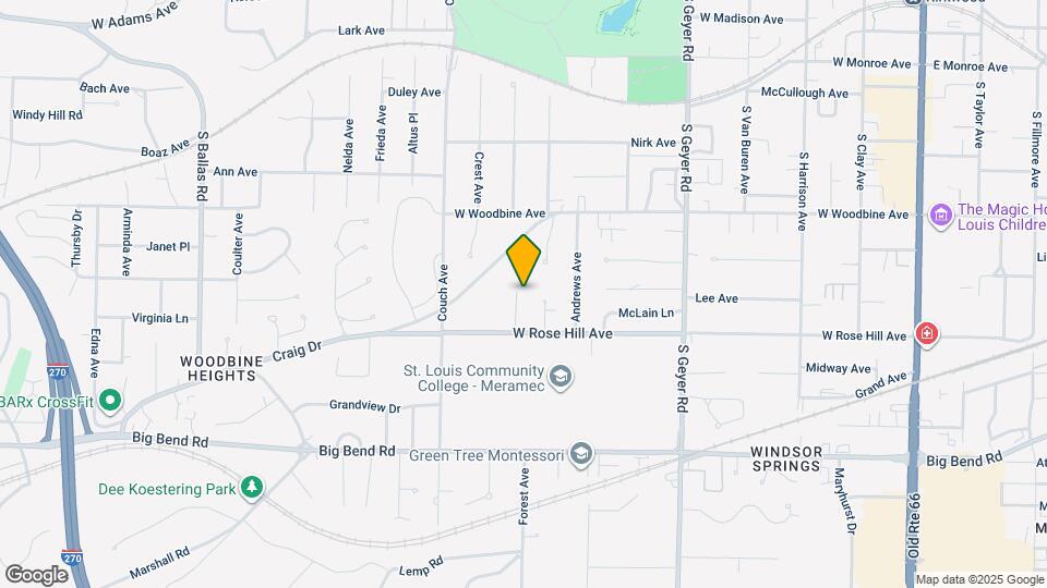 644 Huntwood Ln Map and Location Details