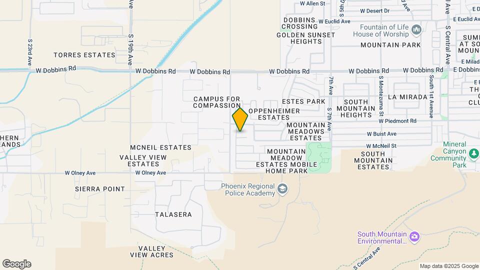 Mountain Gate Mobile Home Park Mapa y Detalles de la Ubicación