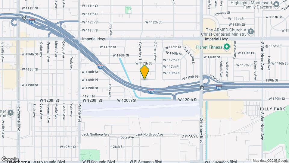 3538 W 118th Pl Mapa y Detalles de la Ubicación