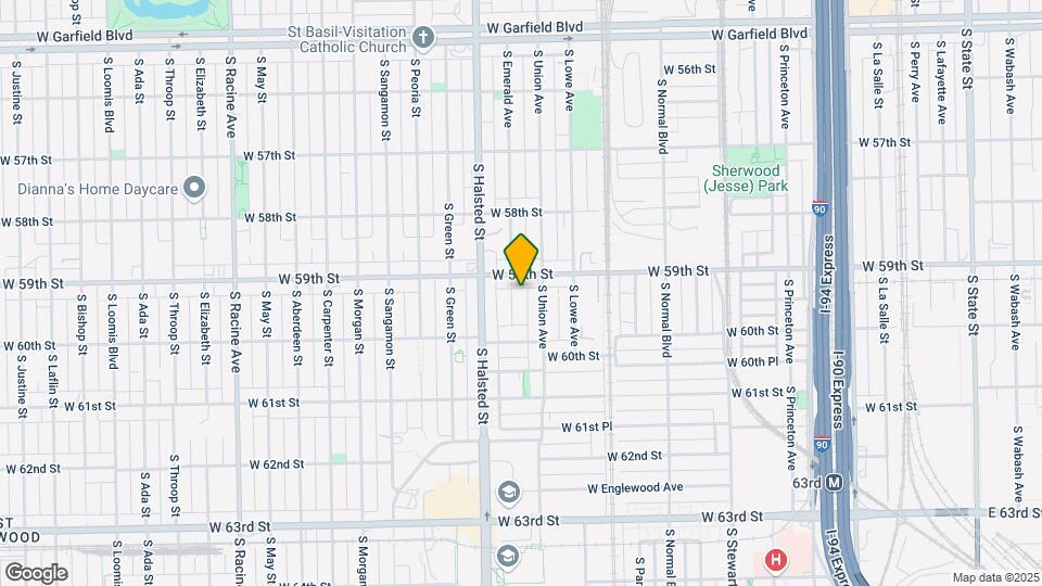5917 - 5919 S Emerald Ave Mapa y Detalles de la Ubicación