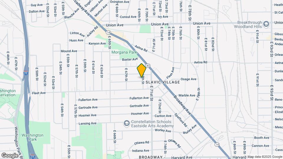 3716 E 69th St Map and Location Details