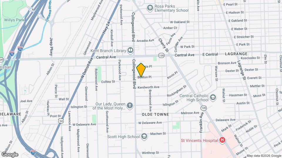 425 Boston Pl Mapa y Detalles de la Ubicación