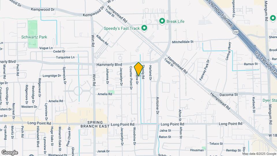 2102 Woodvine Dr Map and Location Details