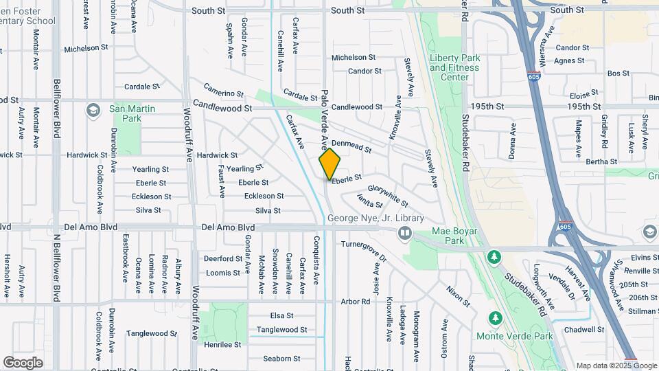 6402 Eberle St Map and Location Details