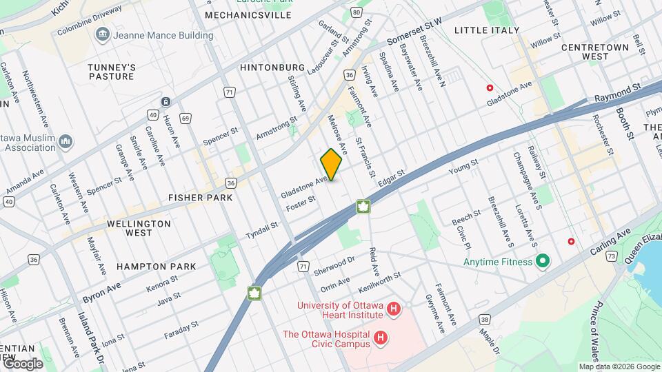 83-85 Rosemount Ave Map and Location Details