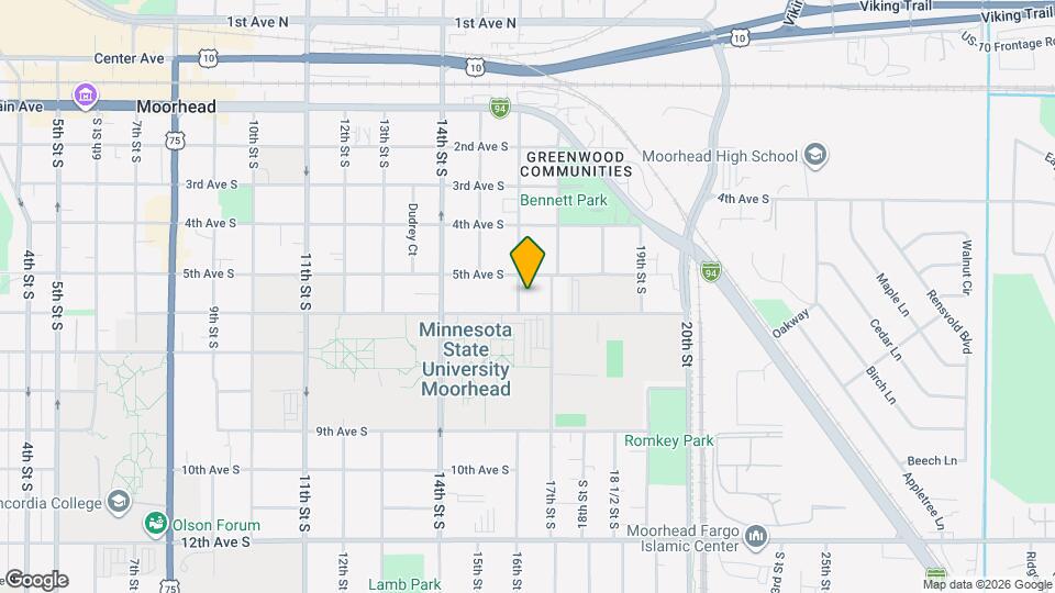 516 16th St S Map and Location Details