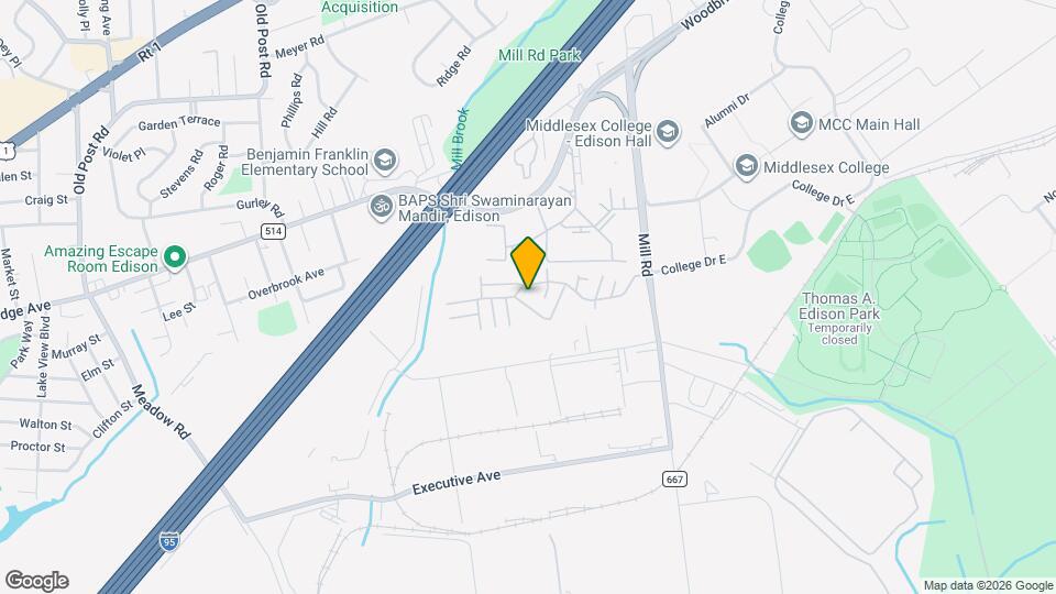 305 College Dr, Unit 305 Map and Location Details