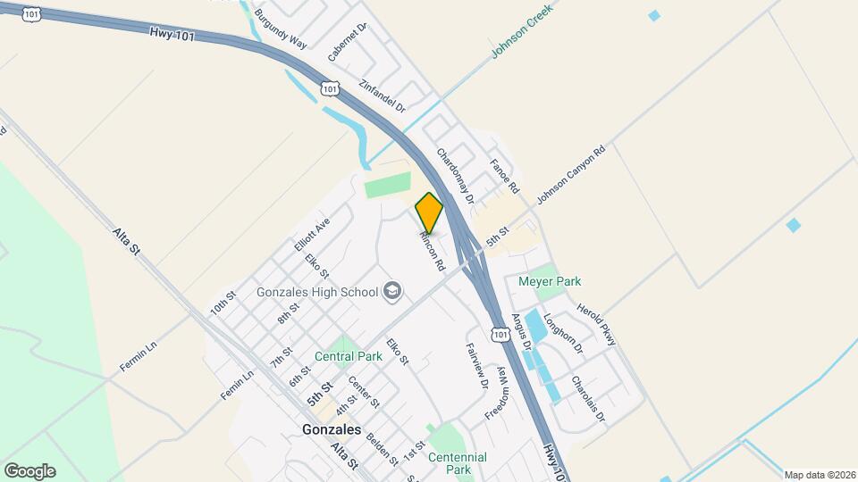 614 Rincon Rd, Unit 1 Map and Location Details