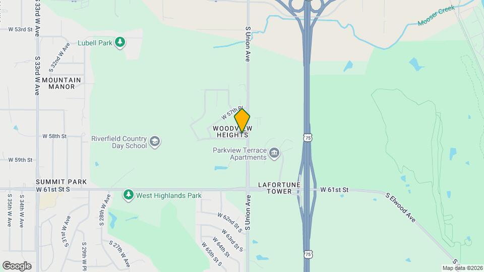 5727 S Vancouver Ave Mapa y Detalles de la Ubicación