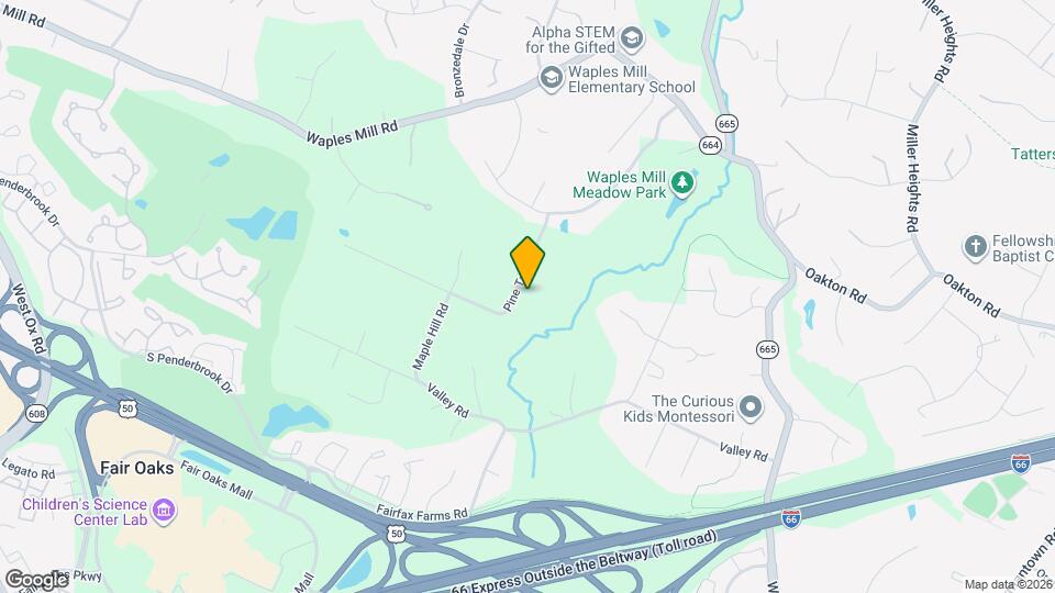 11627 Pine Tree Dr Map and Location Details