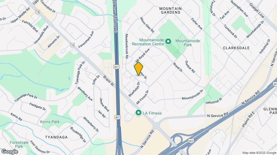 2076 Meadowbrook Rd Map and Location Details