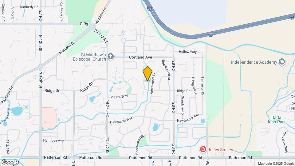 3530 Ponderosa Way Map and Location Details