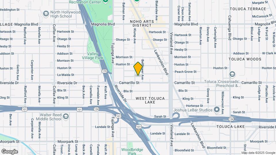 11218 La Maida St Map and Location Details