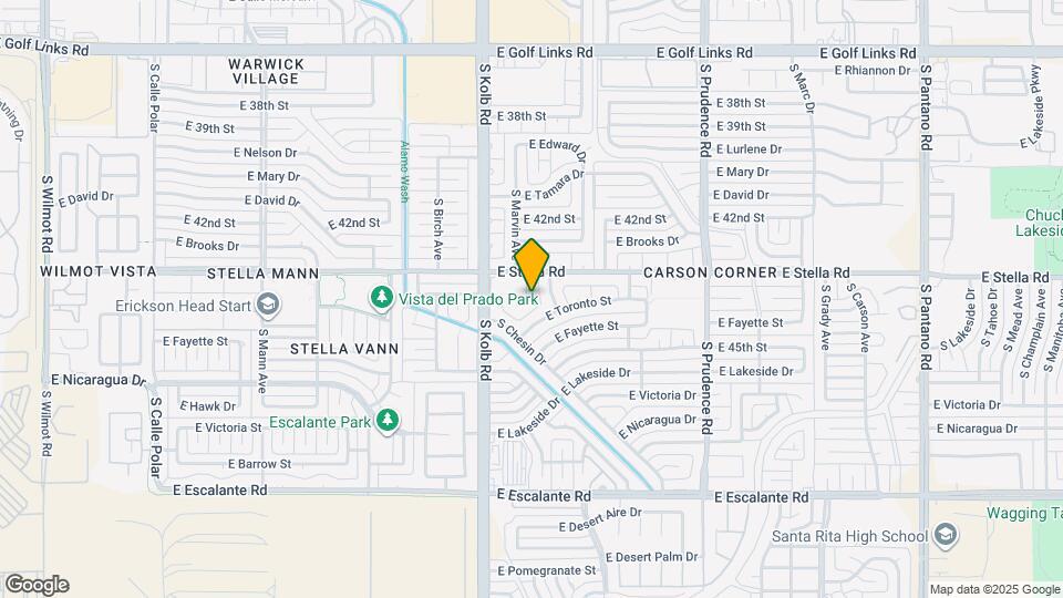 3225 S Ames Pl Map and Location Details