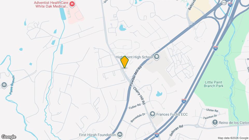 11309 Cherry Hill Rd Mapa y Detalles de la Ubicación