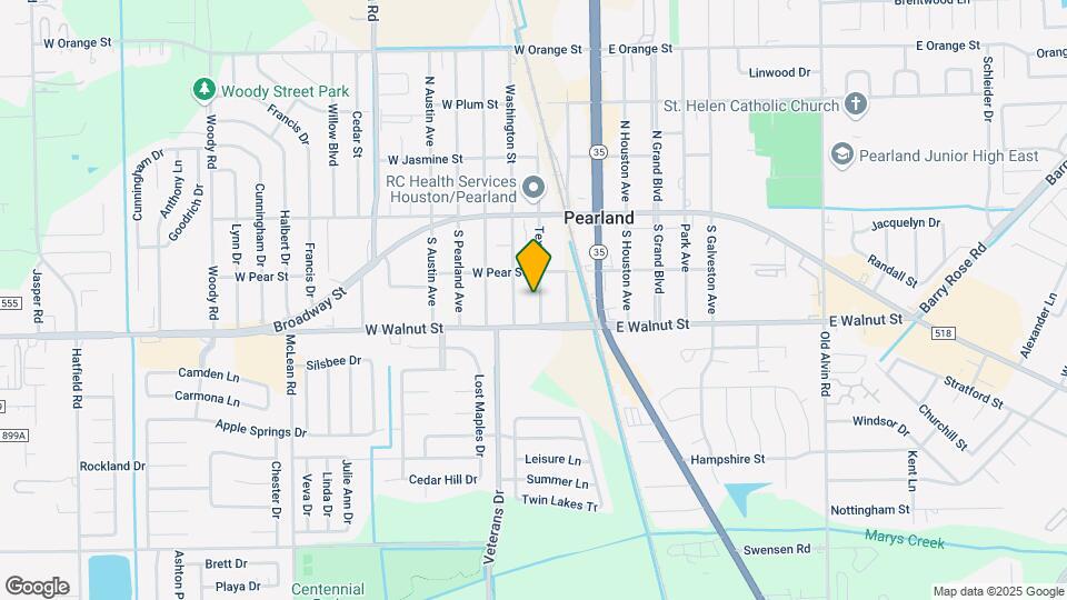 2524 S Texas Ave Map and Location Details