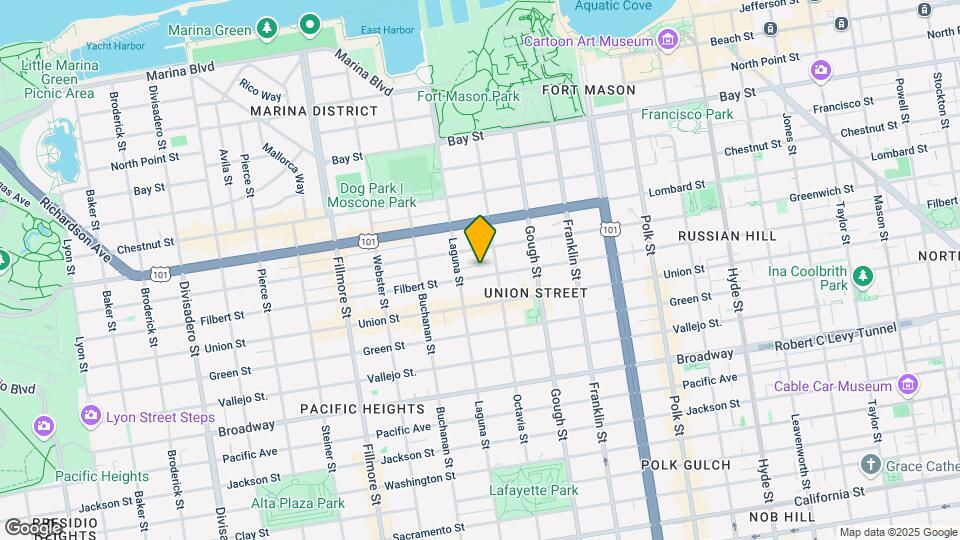 1840 Filbert St Map and Location Details