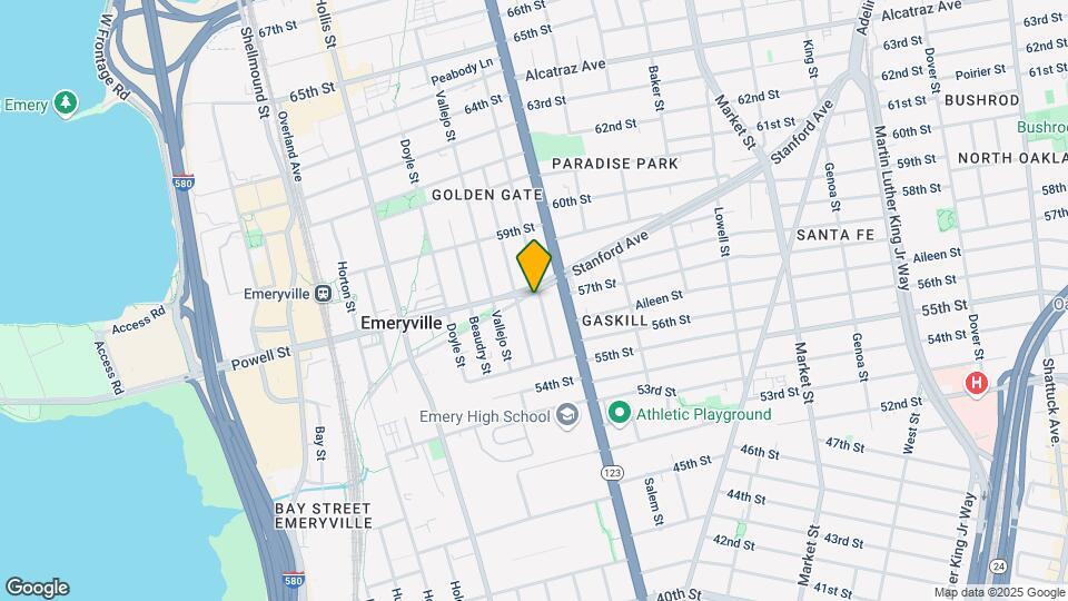 5575 Marshall St Map and Location Details