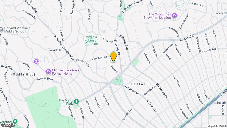 910 N Crescent Dr Map and Location Details