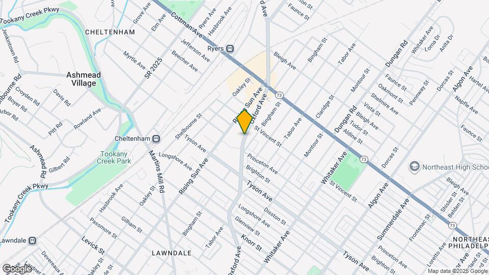 7108 Oxford Ave Map and Location Details