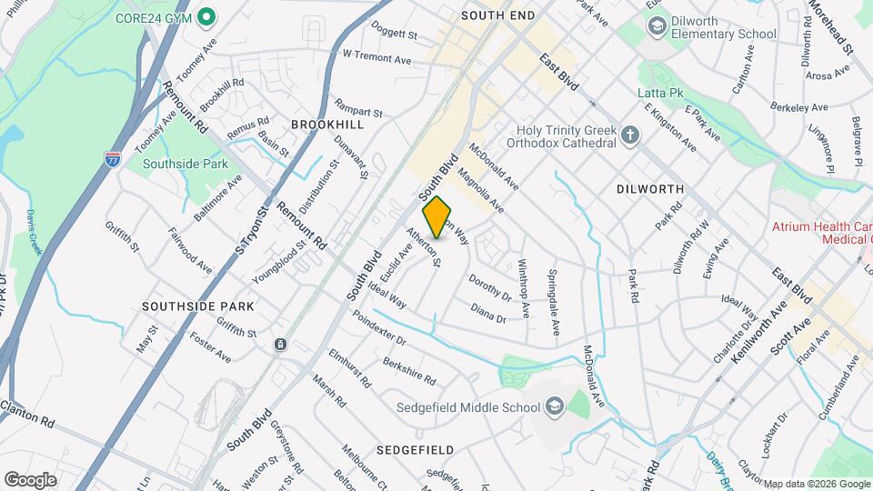 323 Atherton St Map and Location Details
